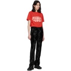 Martine Rose Red Front Seam Lacksley T-Shirt