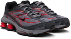 Nike Gray & Red Nike Shox Ride 2 Sneakers