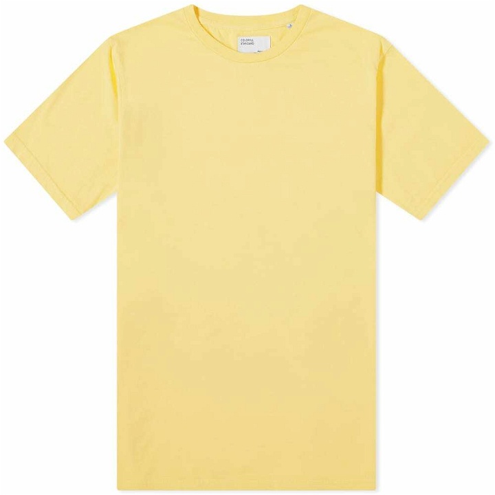Photo: Colorful Standard Men's Classic Organic T-Shirt in Lemon Yellow