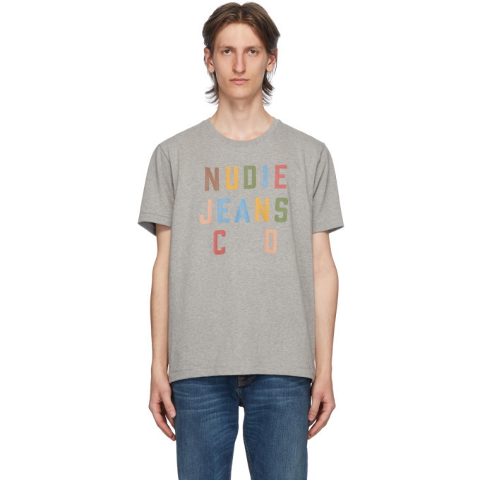Photo: Nudie Jeans Grey Roy T-Shirt