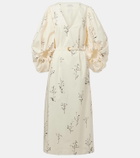 Altuzarra Corrie belted floral cotton midi dress