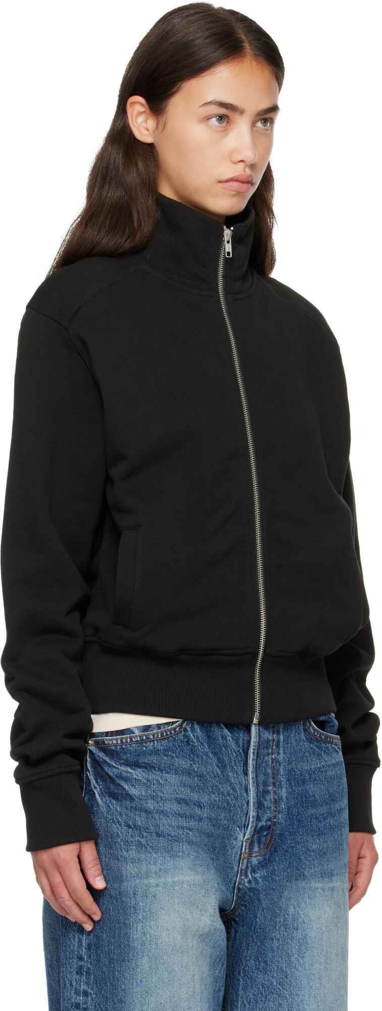 Entire Studios Black Standard Track Jacket
