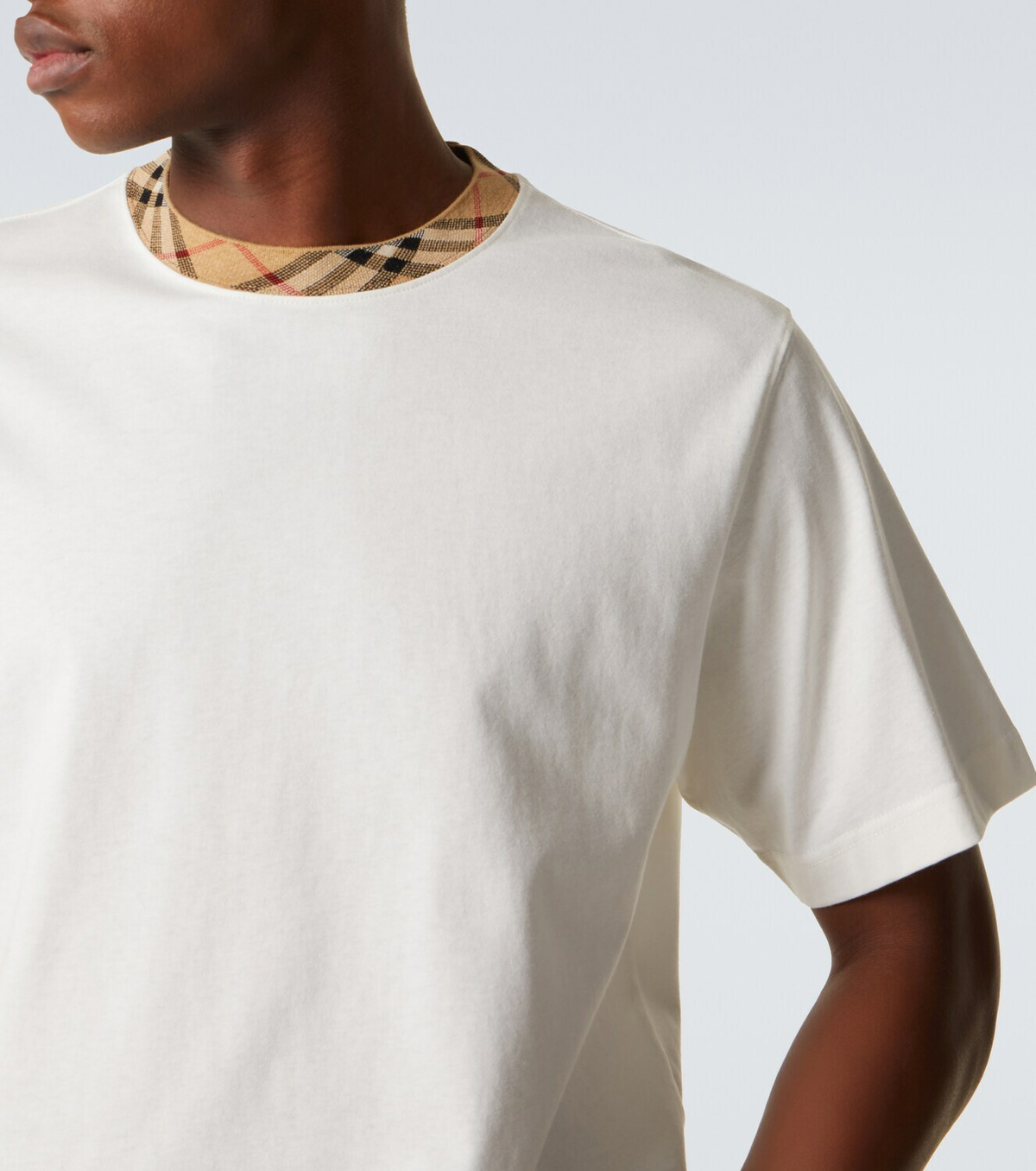 Burberry Burberry Check cotton jersey T-shirt Burberry