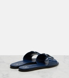 Valentino Garavani VLogo patent leather slides