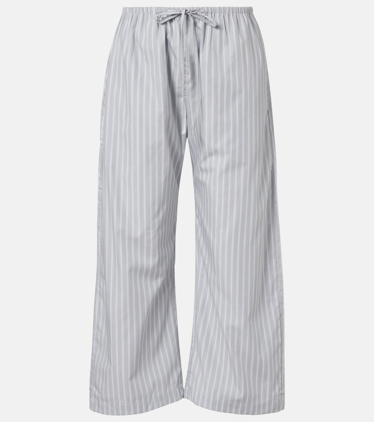 Leset Yoshi striped cotton-blend wide-leg pants