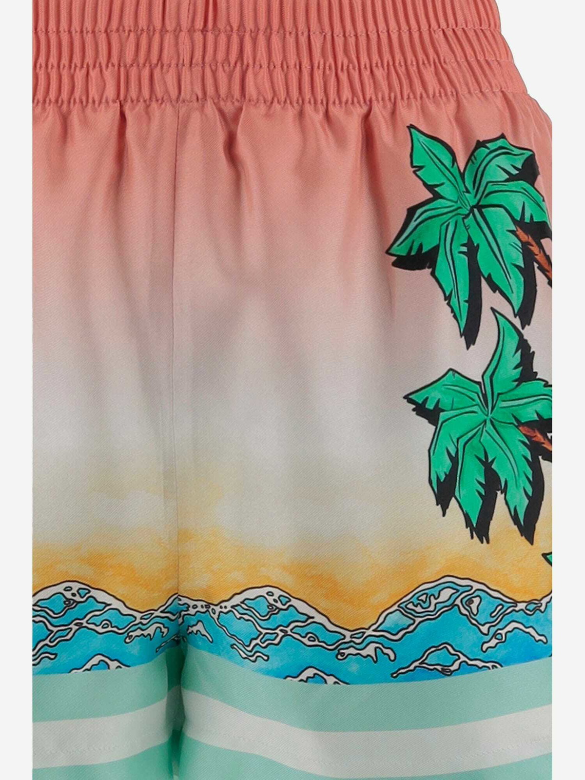 ショートパンツ Casablanca Short Pants With Silk Graphic Print Casablanca Short Pants With Silk Graphic Print Casablanca
