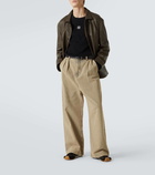 Loewe Anagram ribbed-knit cotton T-shirt