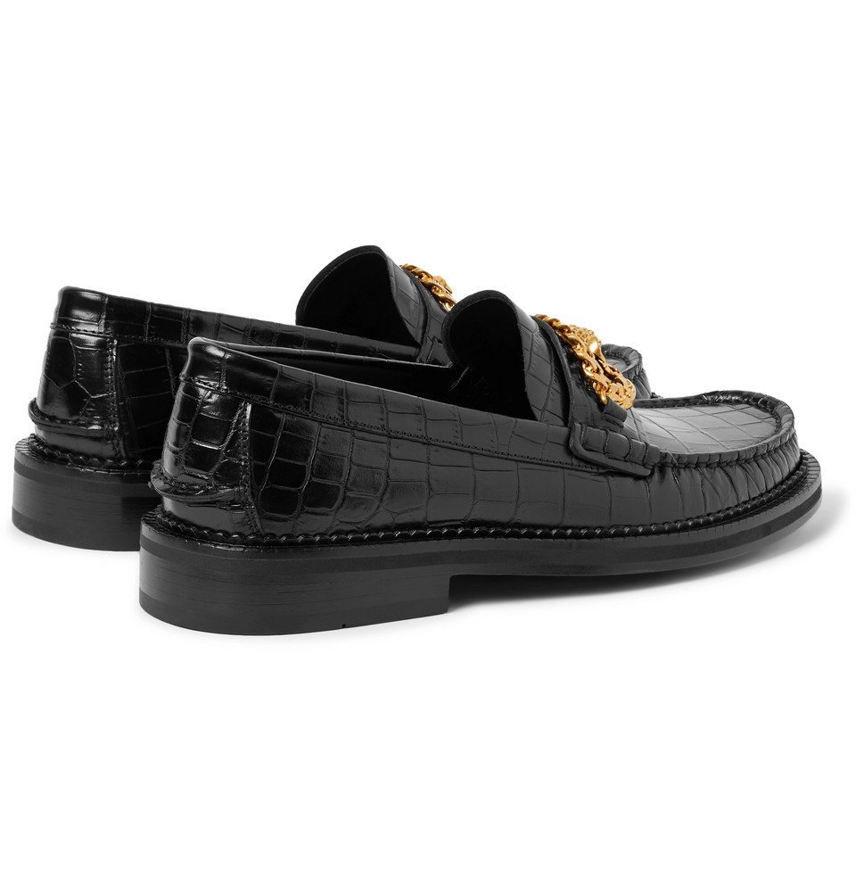 Versace on sale crocodile shoes