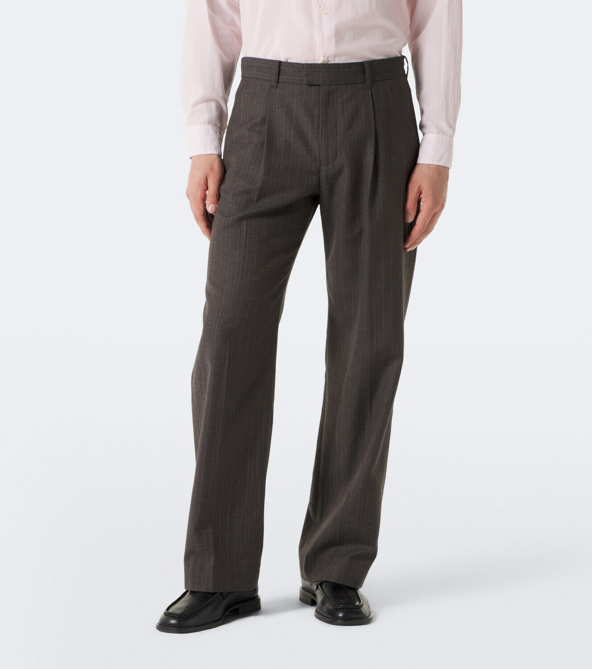 Our Legacy Slack wool and cotton wide-leg pants