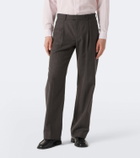 Our Legacy Slack wool and cotton wide-leg pants
