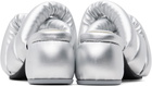 YUME YUME Silver Kitten Sausage Heeled Sandals