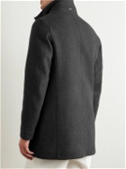 Herno - Padded Brushed Wool-Blend Twill Coat - Gray