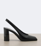 Prada Patent leather slingback pumps