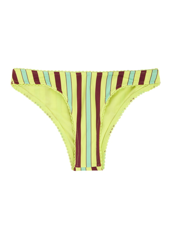 Photo: Damson Madder Striped Bikini Briefs Multicoloured