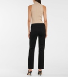 J Brand - Tegan high-rise straight jeans