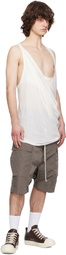 Rick Owens Off-White Temple Pony Tank Top