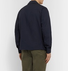 Private White V.C. - Camp Collar Cotton-Poplin Overshirt - Blue