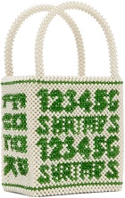 Shrimps White & Green Palmer Bag