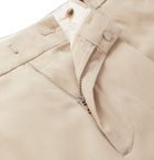 NN07 - Codo Tapered Pleated Tencel-Twill Trousers - Neutrals