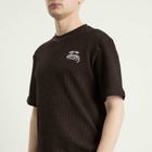 Karma8a Men's Rive Gaufre T-Shirt in Brown