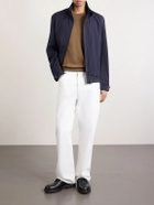 SEASE - Wind Seeker Pinstriped Virgin Wool-Blend Jacket - Blue