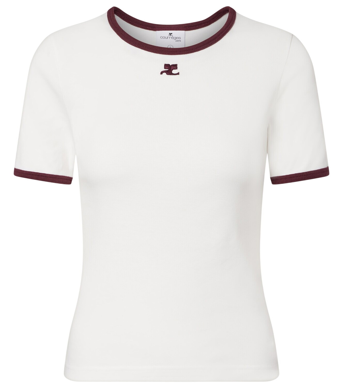 Courrèges Logo cotton jersey T-shirt Courreges