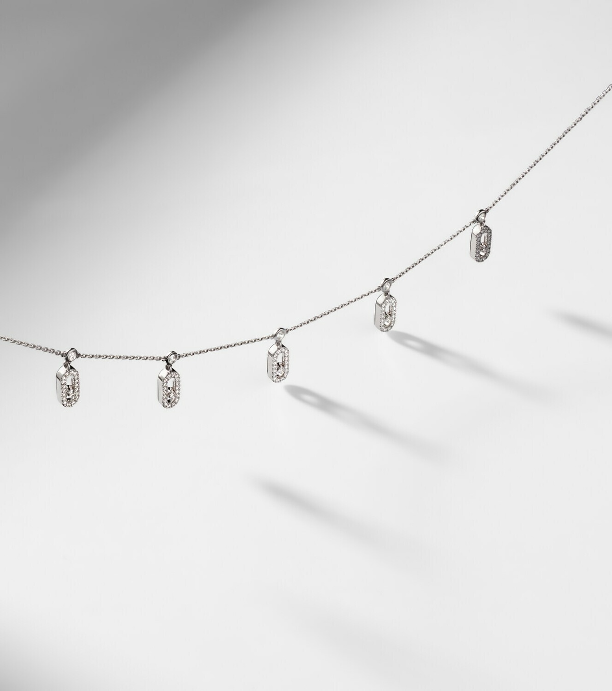 Messika Move Uno 18kt white gold choker with diamonds