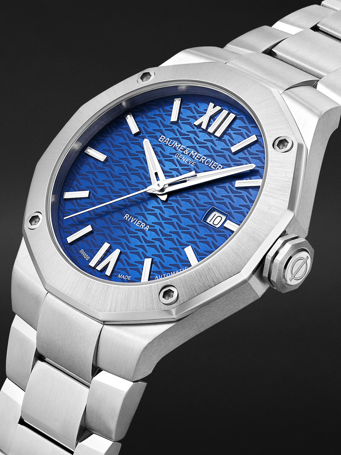 Baume & Mercier - Riviera Automatic Stainless Steel Watch, Ref. M0A10620