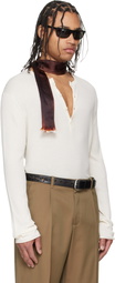 OUR LEGACY Off-White Fine Henley