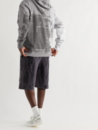A-COLD-WALL* - Logo-Print Loopback Organic Cotton-Jersey Zip-Up Hoodie - Gray