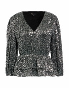 Maje Womens Top in Silver