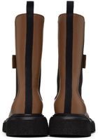 Max Mara Brown English Chelsea Boots