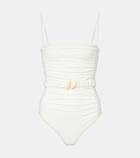 Johanna Ortiz Whispering Tides belted swimsuit
