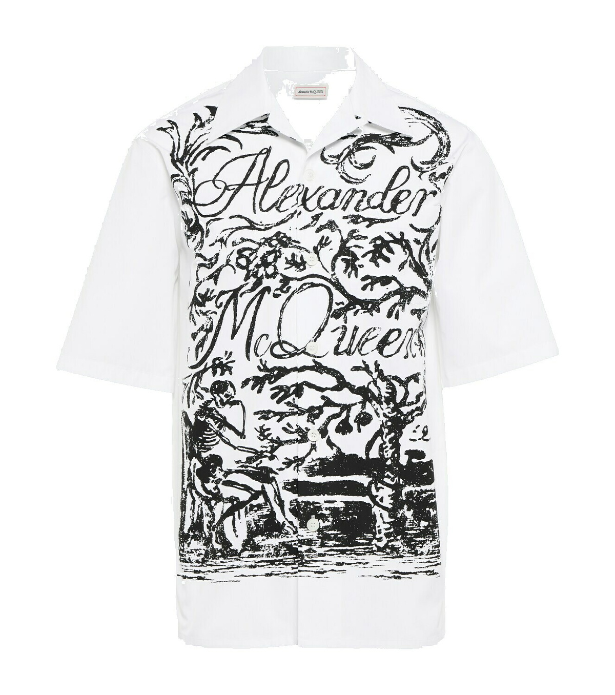 Alexander McQueen Printed cotton shirt Alexander McQueen