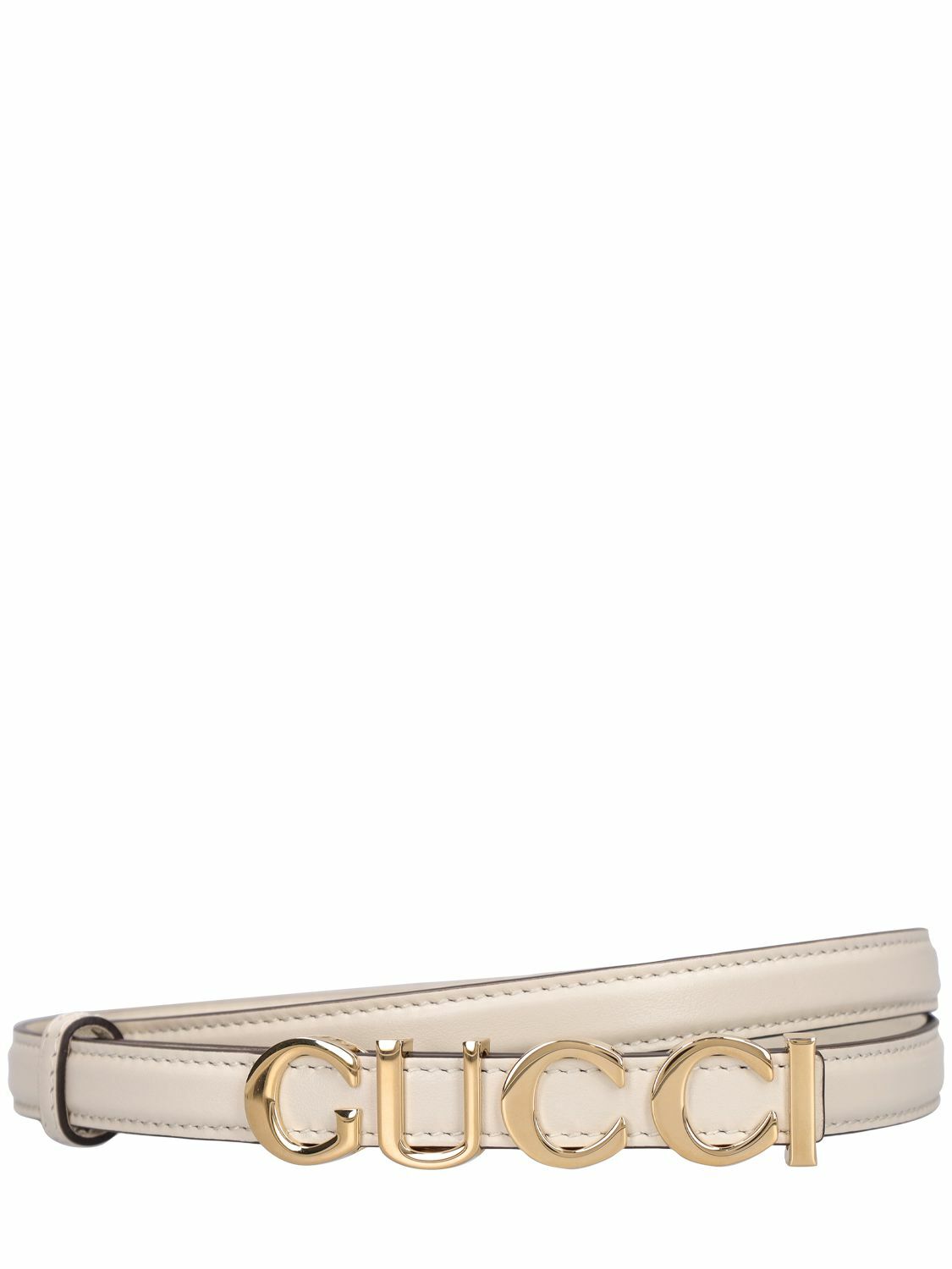 AC LEATHER 15MM BELT / BLK