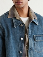 Our Legacy - Cut Rebirth Frayed Denim Jacket - Blue