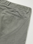 Massimo Alba - Straight-Leg Cotton-Corduroy Trousers - Gray