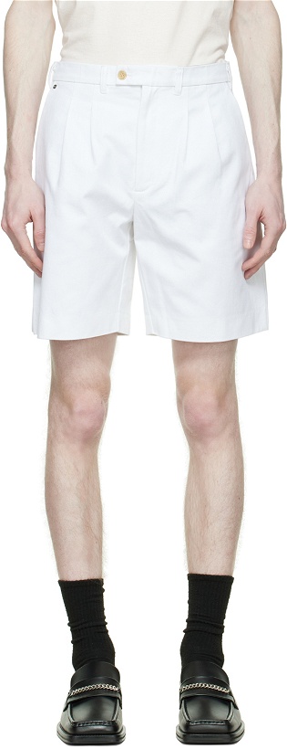 Photo: Bless White Cotton Shorts