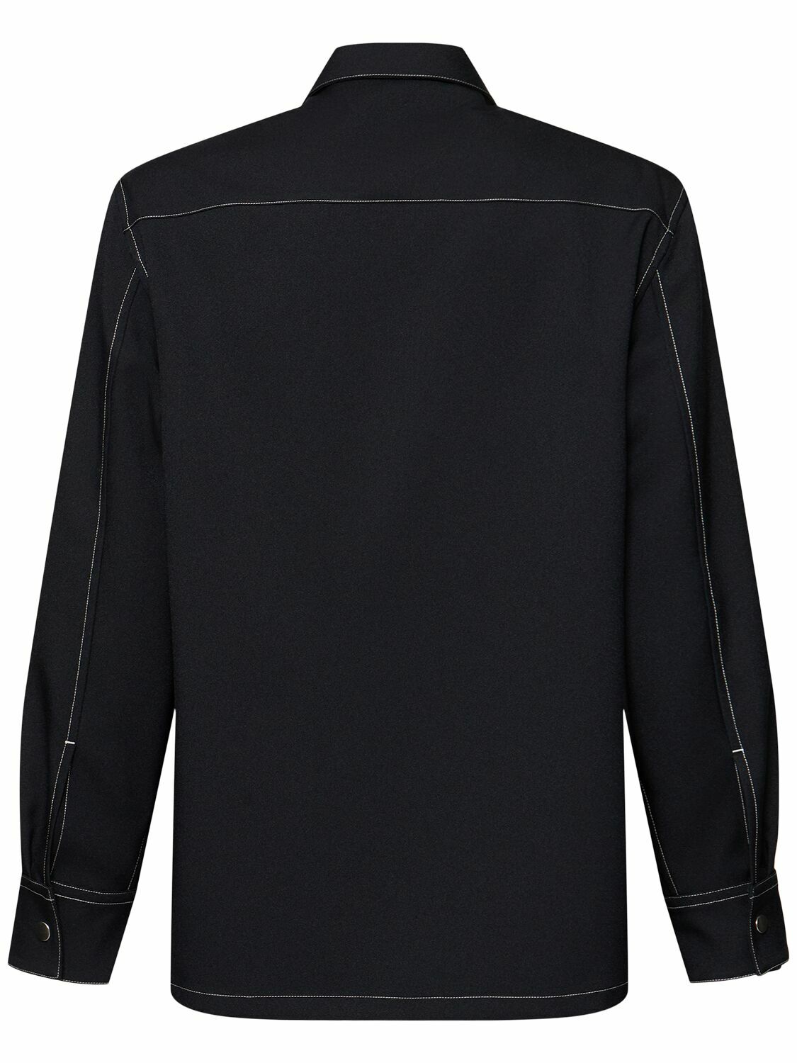JIL SANDER Boxy Fit Zipped Shirt