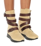 Loewe Suede and leather boots