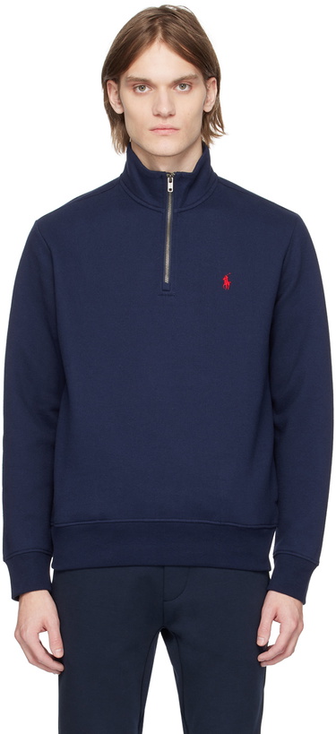 Photo: Polo Ralph Lauren Navy Embroidered Sweatshirt