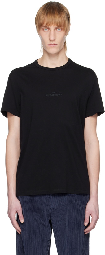 Photo: Maison Margiela Black Distorted T-Shirt