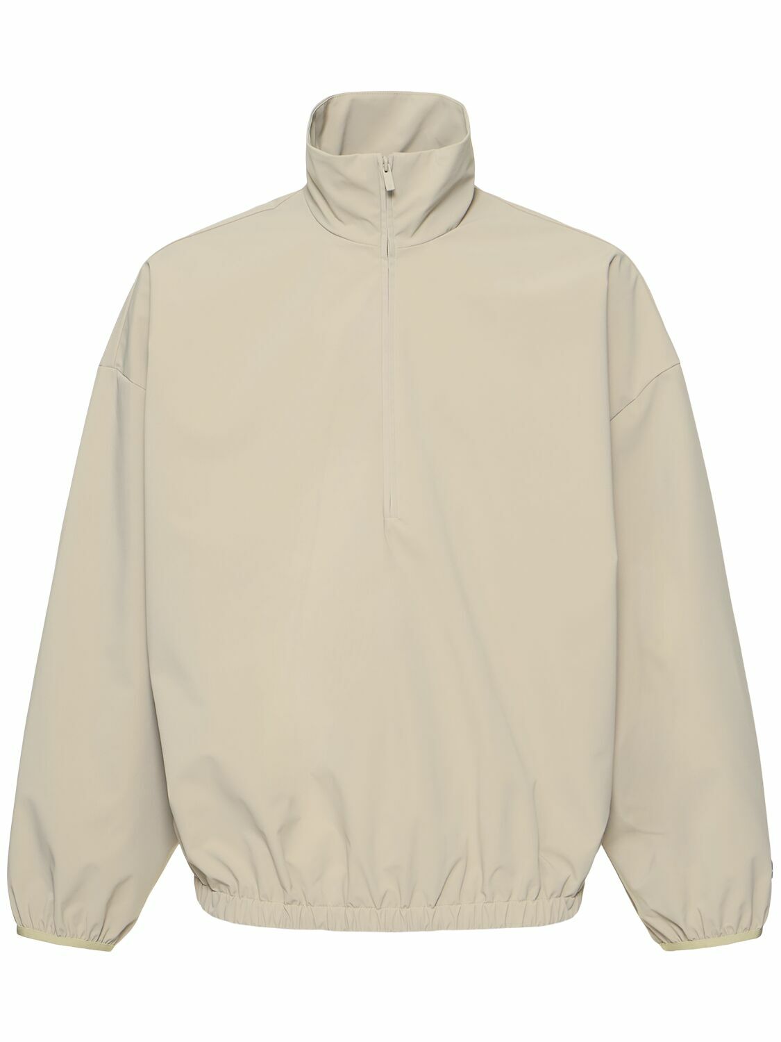 FEAR OF GOD ESSENTIALS Sporty Nylon Half Zip Sweatshirt Fear