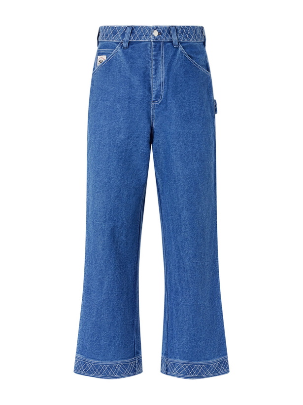 Photo: BODE - Knolly Brook Straight-Leg Embroidered Jeans - Blue