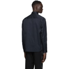 Dunhill Navy Cotton Utility Shirt