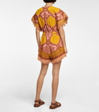 Zimmermann - Cira printed terry playsuit