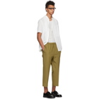 Issey Miyake Men White Diamond Pique Shirt