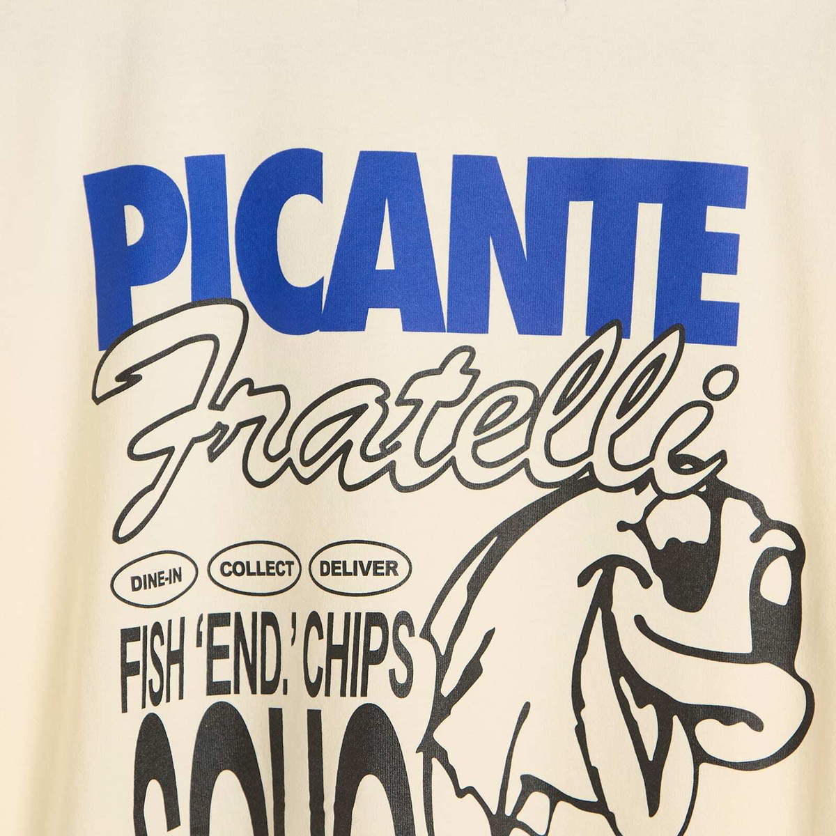 END. x PICANTE Store T-Shirt in Ivory