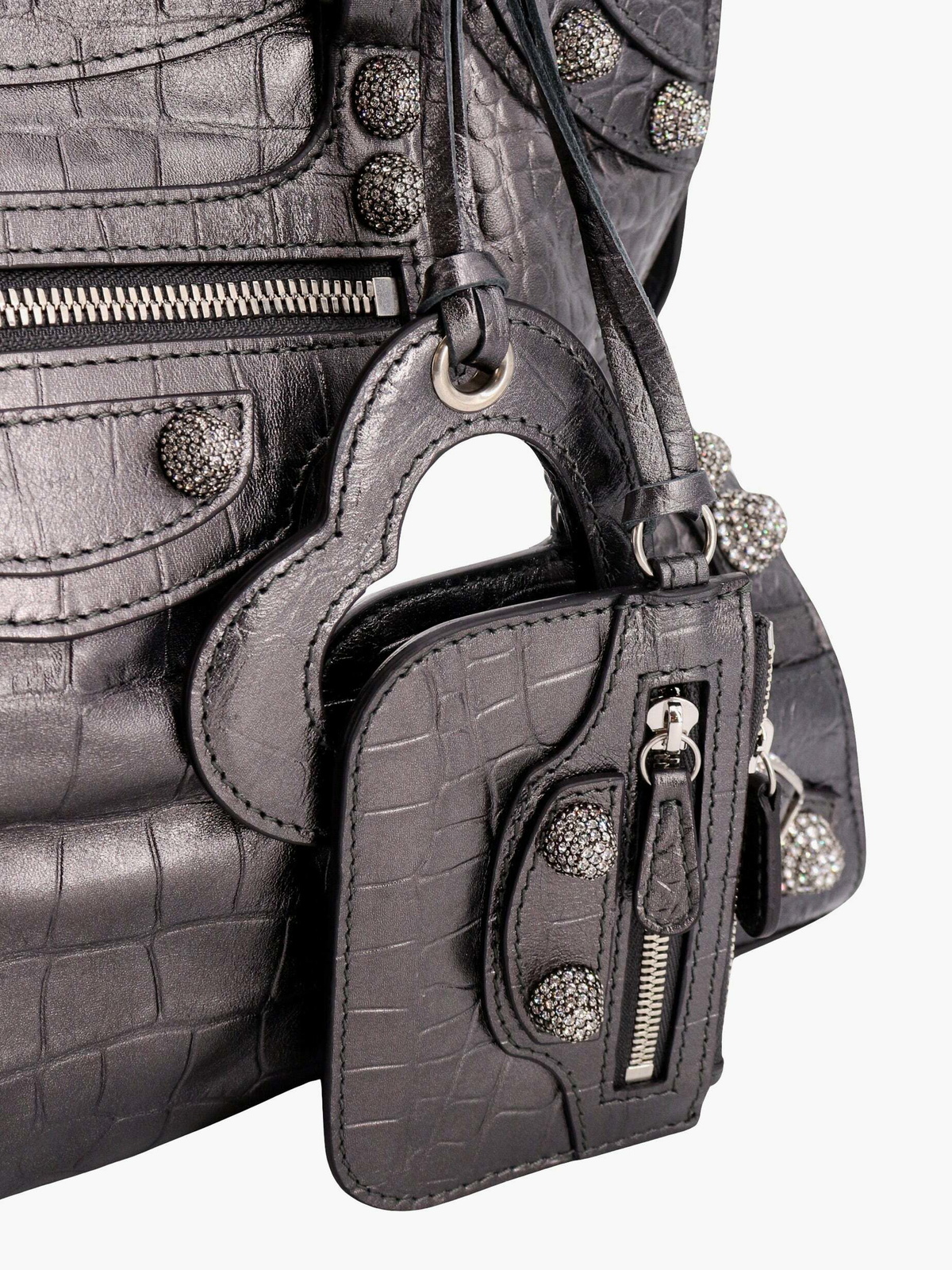 Balenciaga Neo Cagole City Silver Womens Balenciaga