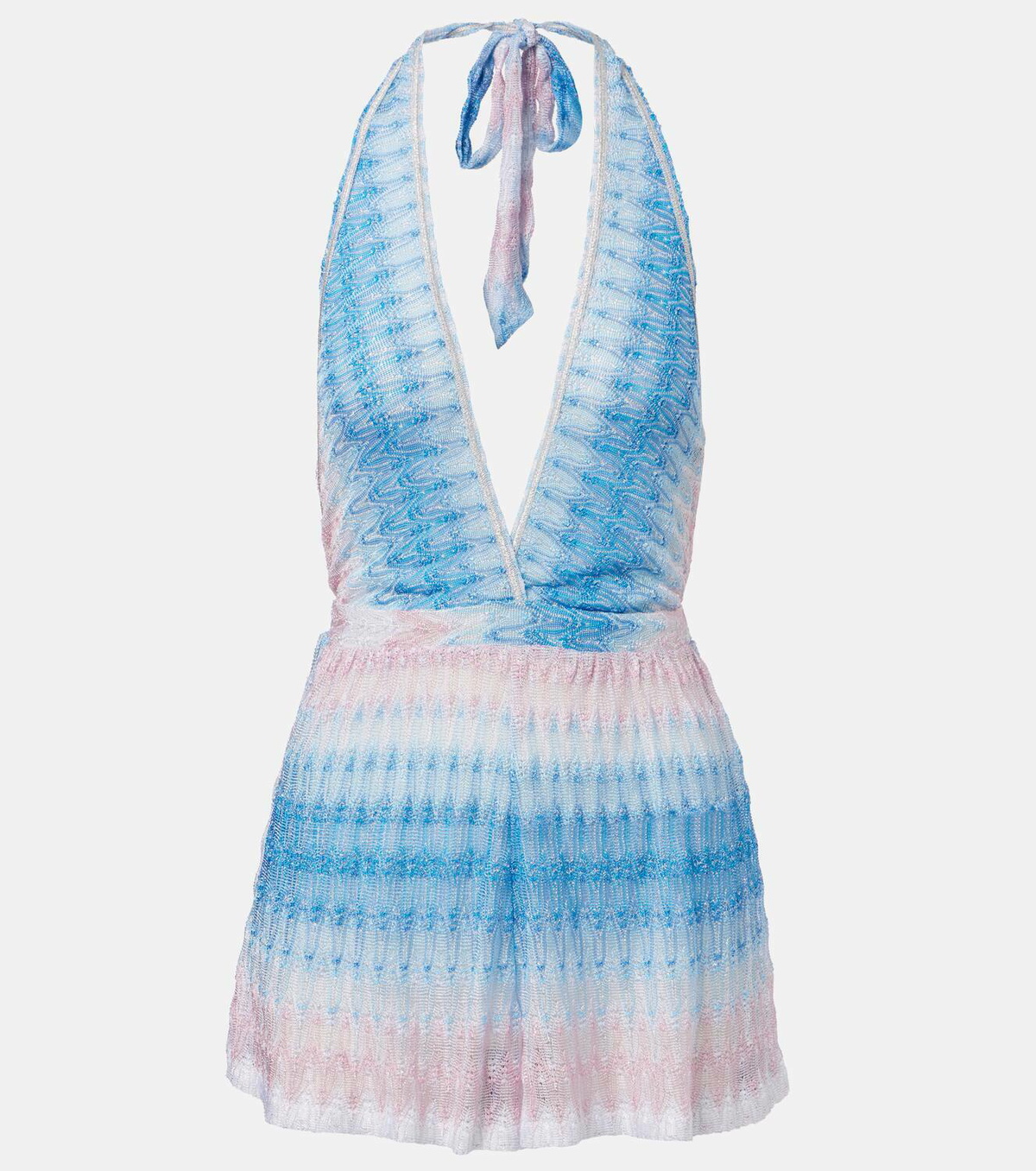 Missoni Zigzag ombré lamé romper